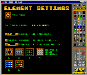 The Level Editor (Element Settings)