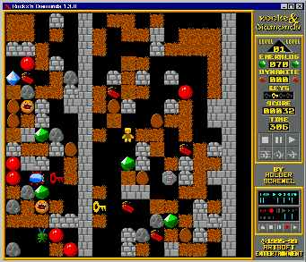 Emerald Mine Style Level